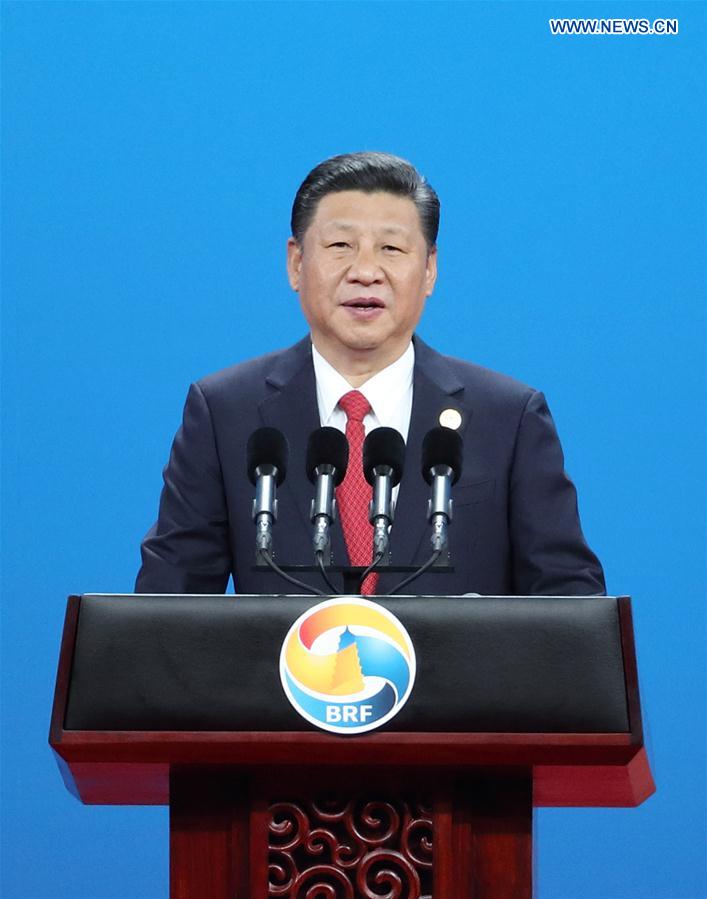 (BRF)CHINA-BEIJING-XI JINPING-BELT AND ROAD FORUM-KEYNOTE SPEECH(CN)