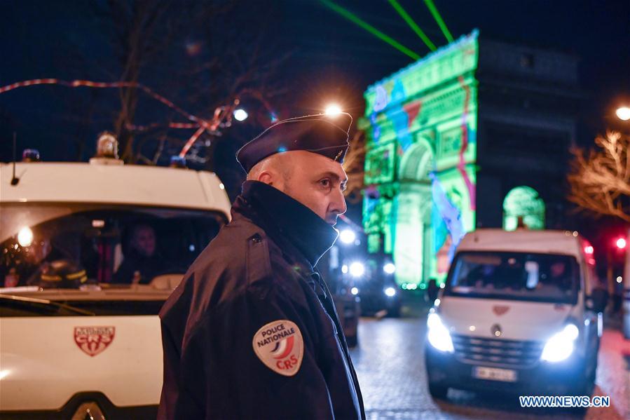 FRANCE-PARIS-NEW YEAR'S EVE-SECURITY