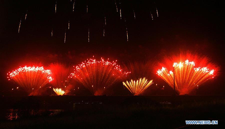 COTE D'IVOIRE-ABIDJAN-NEW YEAR-FIREWORKS