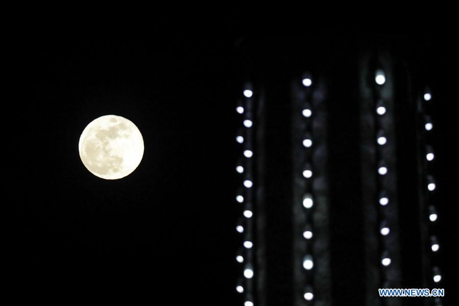 BOSNIA AND HERZEGOVINA-SARAJEVO-"SUPER MOON"