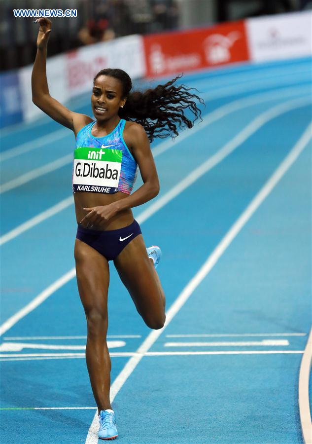 (SP)GERMANY-KARLSRUHE-IAAF WORLD INDOOR TOUR-WOMEN'S 1500M