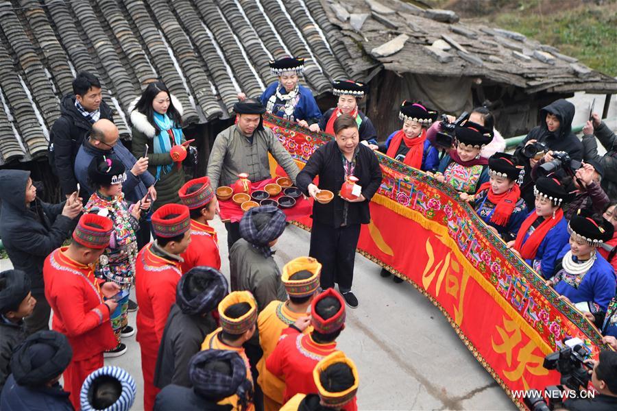 CHINA-HUNAN-XIANGXI-MIAO ETHNIC GROUP-WEDDING (CN)