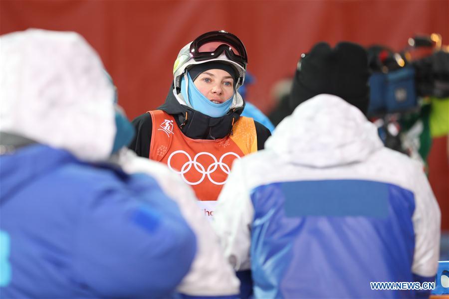 (SP)OLY-SOUTH KOREA-PYEONGCHANG-FREESTYLE SKIING-LADIES' MOGULS-TRAINING