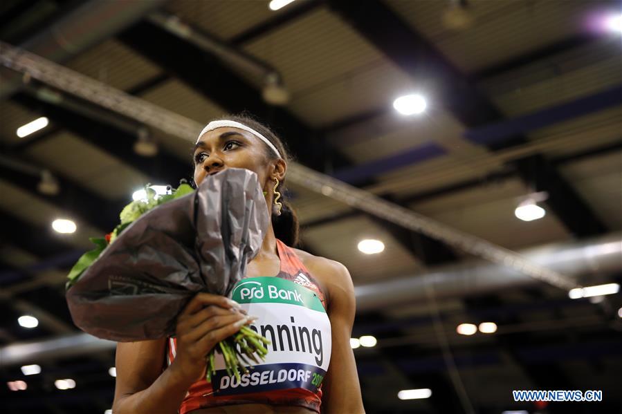 (SP)GERMANY-DUSSELDORF-IAAF WORLD INDOOR TOUR-WOMEN'S 60M HURDLES