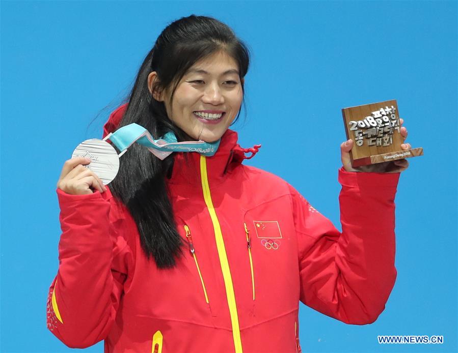 (SP)OLY-SOUTH KOREA-PYEONGCHANG-SNOWBOARD-LADIES' HALFPIPE-MEDAL CEREMONY