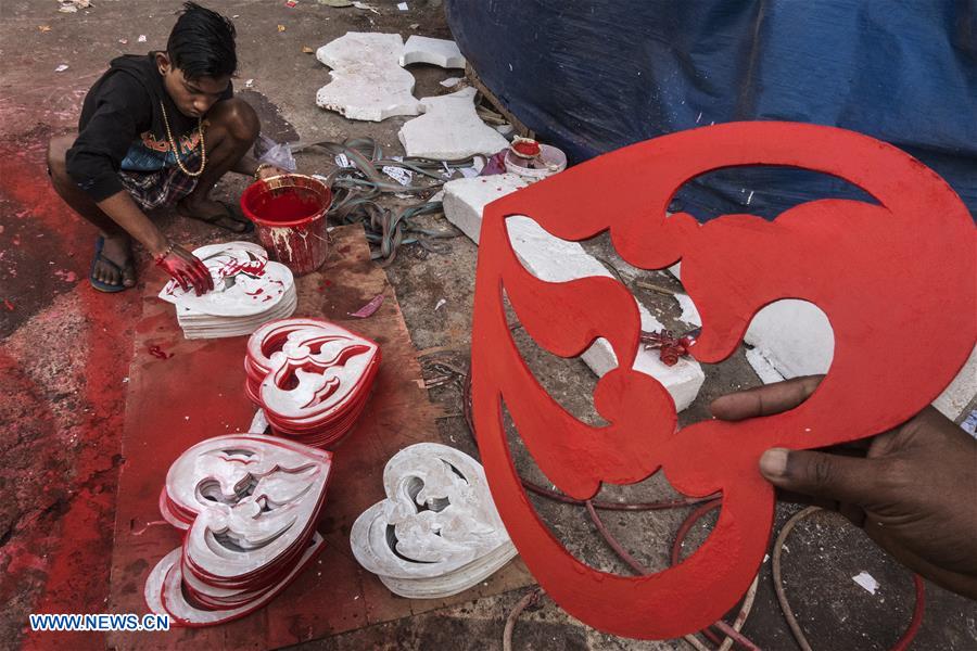 INDIA-KOLKATA-VALENTINE'S DAY-PREPARATIONS