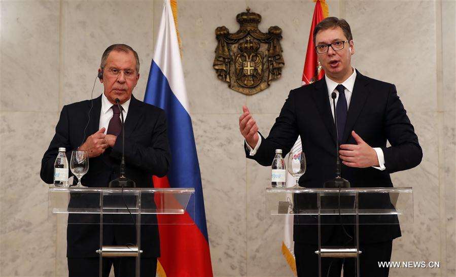 SERBIA-BELGRADE-RUSSIA-FM-LAVROV-VISIT