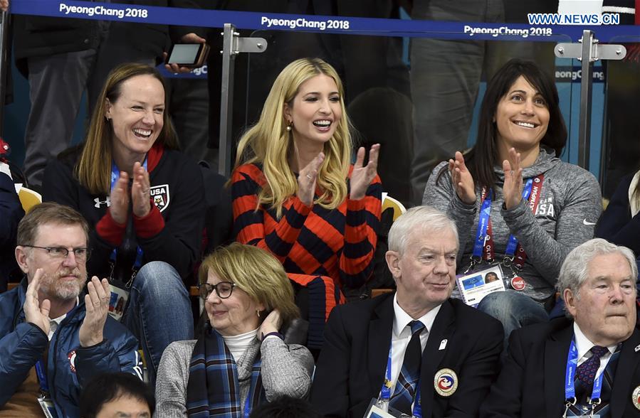 (SP)OLY-SOUTH KOREA-PYEONGCHANG-CURLING-MEN'S FINAL-USA VS SWE-IVANKA TRUMP