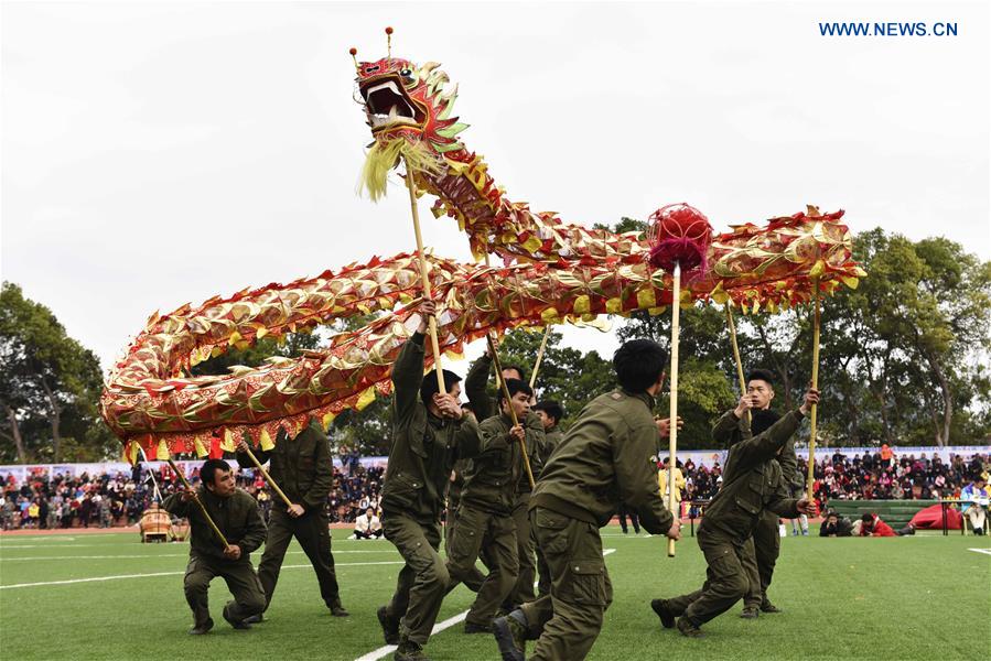 #CHINA-GUANGXI-DRAGON AND LION DANCE-CONTEST (CN)