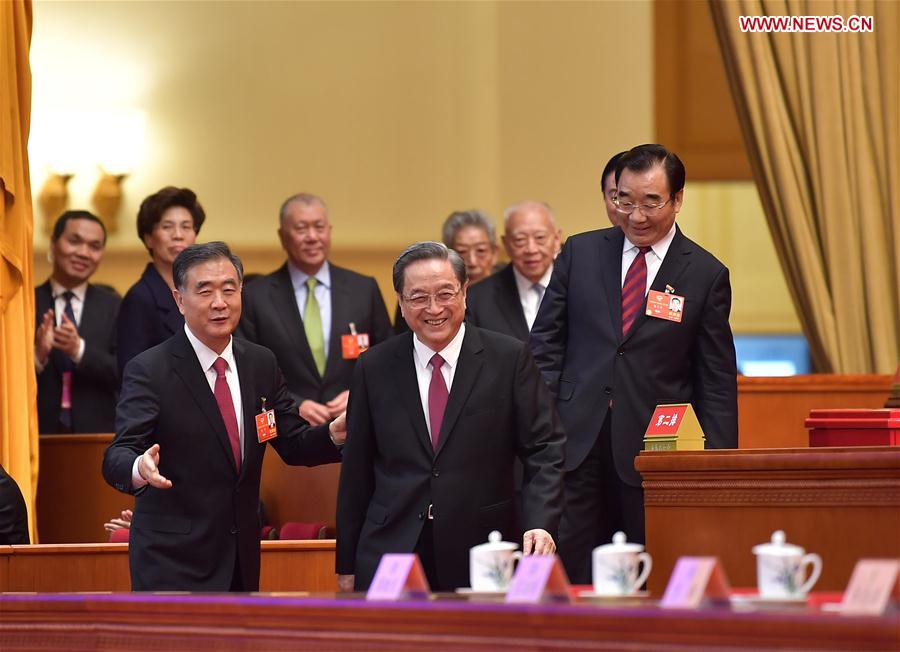 (TWO SESSIONS)CHINA-BEIJING-CPPCC-YU ZHENGSHENG-FOURTH PLENARY MEETING (CN)