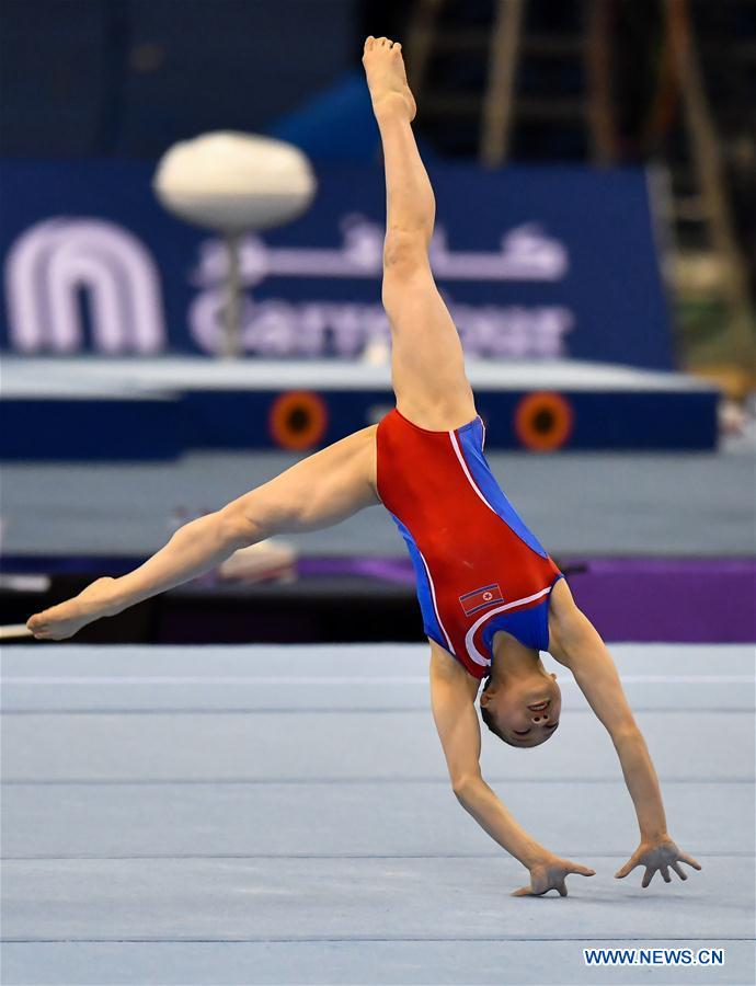 (SP)QATAR-DOHA-GYMNASTICS-WORLD CUP