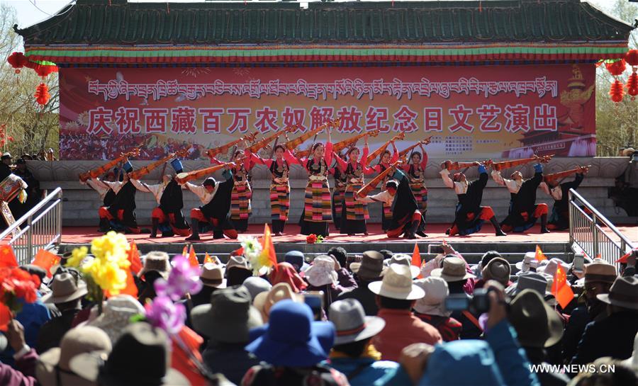 CHINA-TIBET-END OF SERFDOM-ANNIVERSARY (CN)