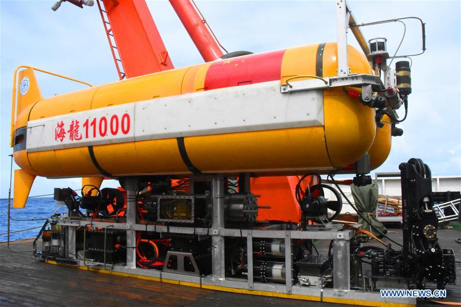 CHINA-UNMANNED SUBMERSIBLE-HAILONG 11000-SEA TEST (CN)