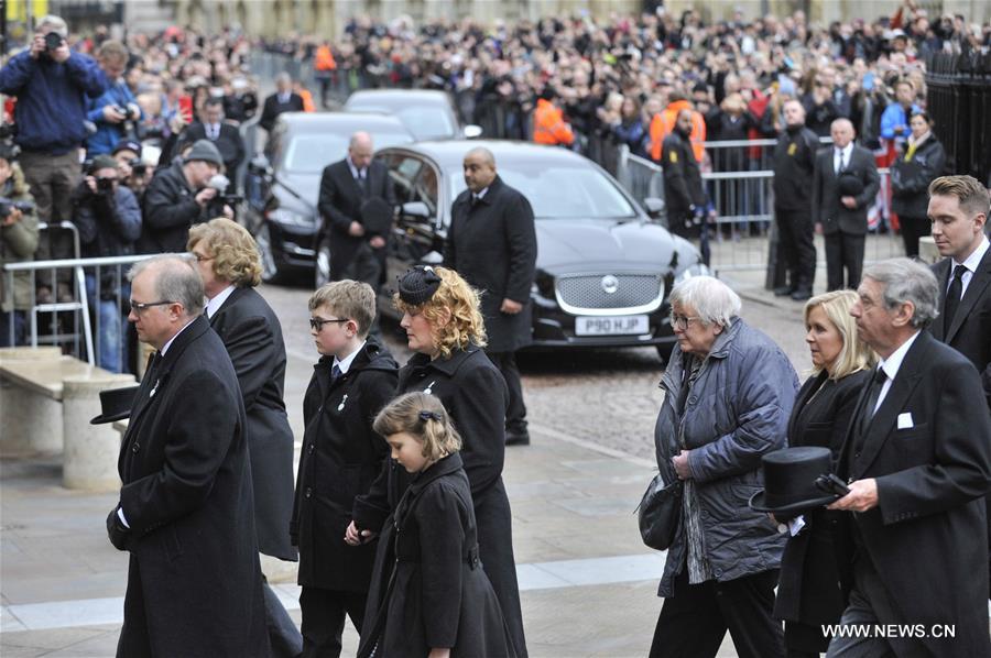 BRITAIN-CAMBRIDGE-STEPHEN HAWKING-FUNERAL