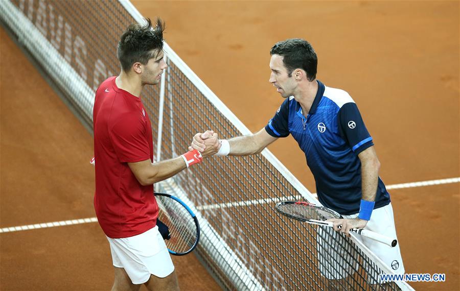 (SP)CROATIA-VARAZDIN-TENNIS-DAVIS CUP QUATERFINAL