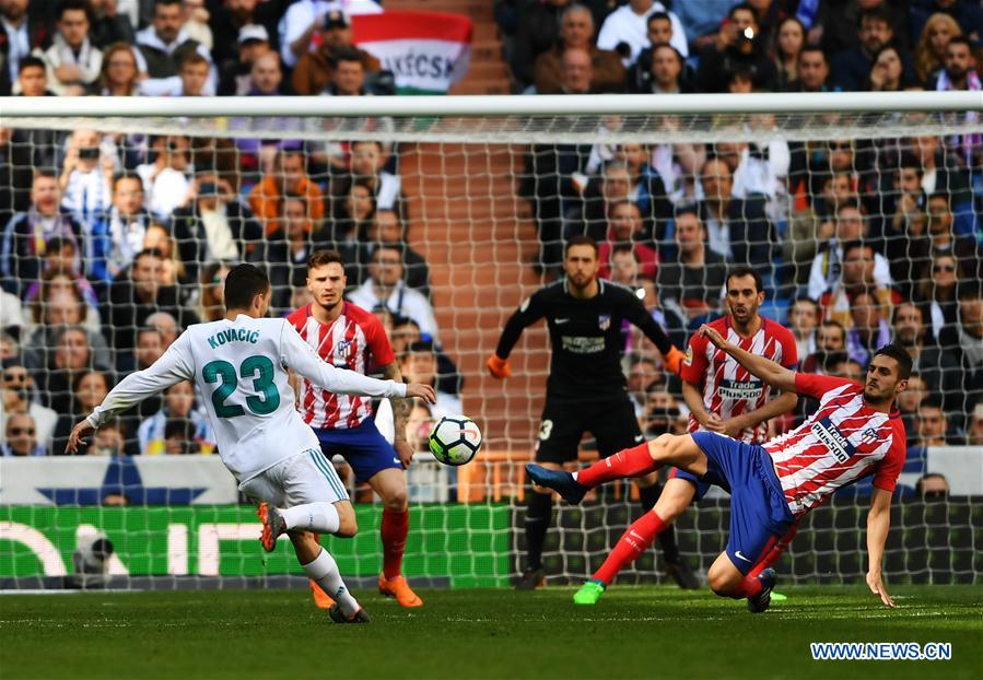 (SP)SPAIN-MADRID-SOCCER-SPANISH LEAGUE-ATLETICO VS REAL MADRID