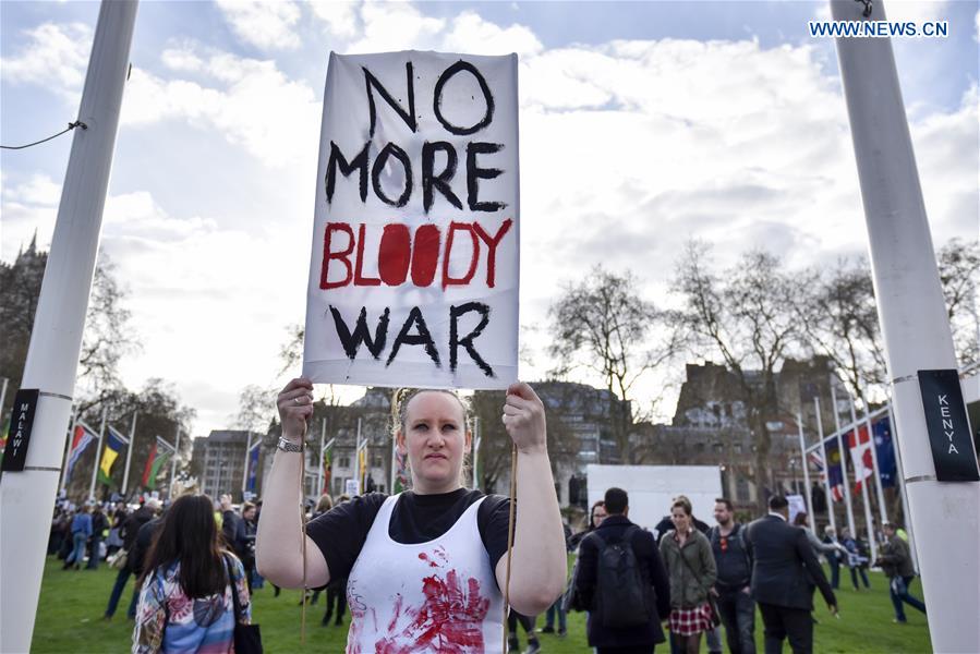 BRITAIN-LONDON-STOP THE WAR COALITION-PROTEST