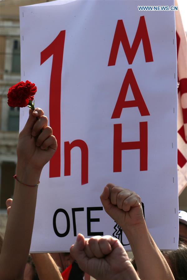 GREECE-ATHENS-INT'L WORKERS' DAY-RALLY