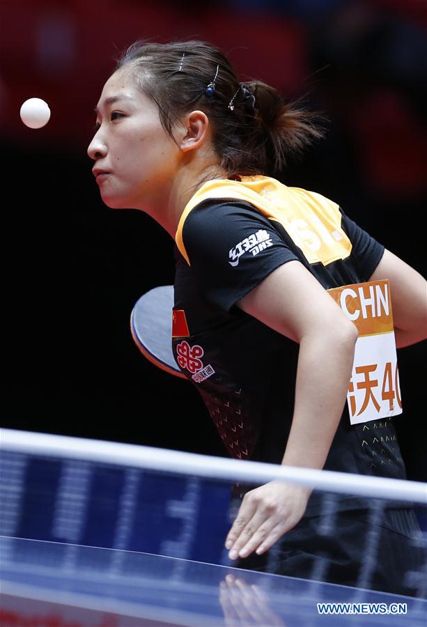 (SP)SWEDEN-HALMSTAD-TABLE TENNIS-WORLD TEAM CHAMPIONSHIPS-DAY 3