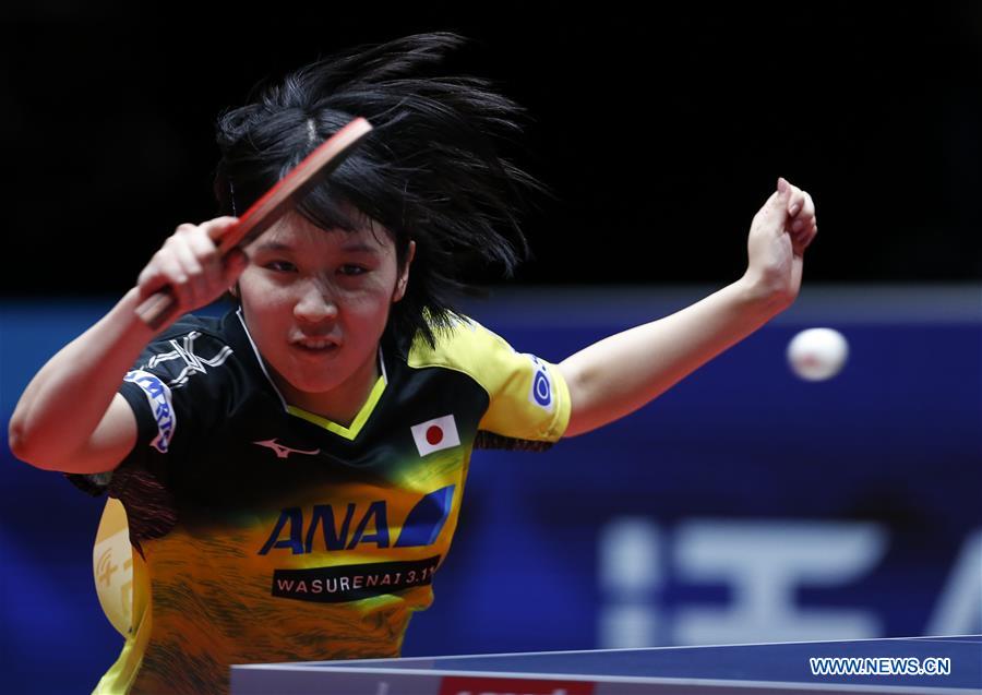 (SP)SWEDEN-HALMSTAD-ITTF WORLD TEAM CHAMPIONSHIPS 2018-WOMEN'S FINAL-CHN VS JPN