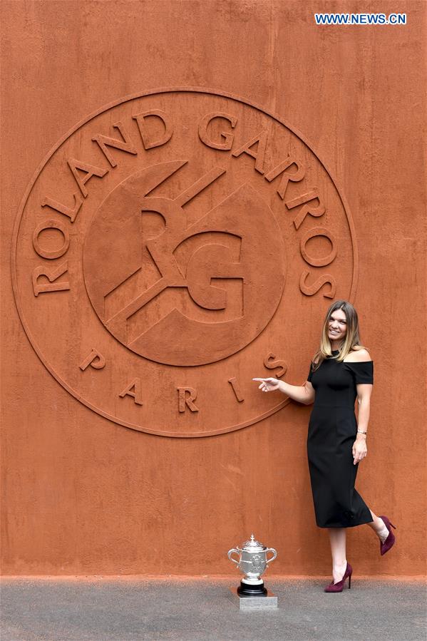 (SP)FRANCE-PARIS-TENNIS-FRENCH OPEN-SIMONA HALEP-PHOTOCALL