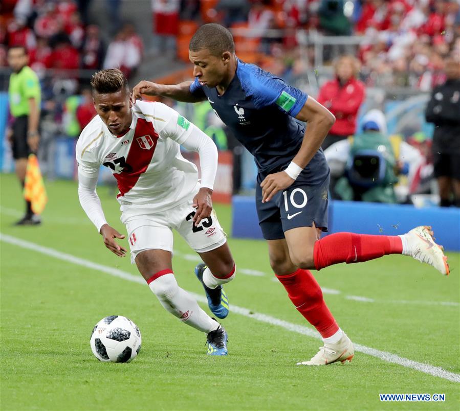 (SP)RUSSIA-YEKATERINBURG-2018 WORLD CUP-GROUP C-FRANCE VS PERU