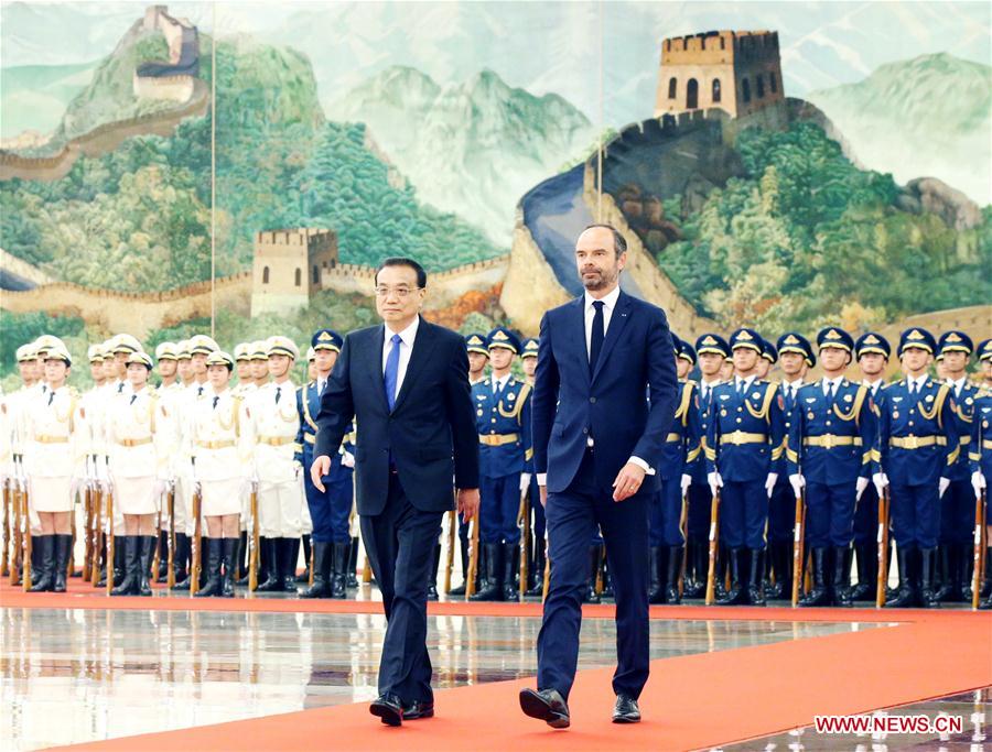 CHINA-BEIJING-LI KEQIANG-FRANCE-EDOUARD PHILIPPE-TALKS (CN)