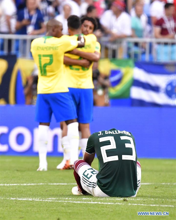 (SP)RUSSIA-SAMARA-2018 WORLD CUP-ROUND OF 16-BRAZIL VS MEXICO