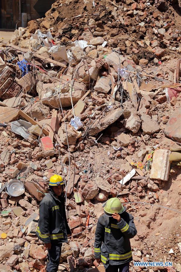 EGYPT-CAIRO-BUILDING COLLAPSE