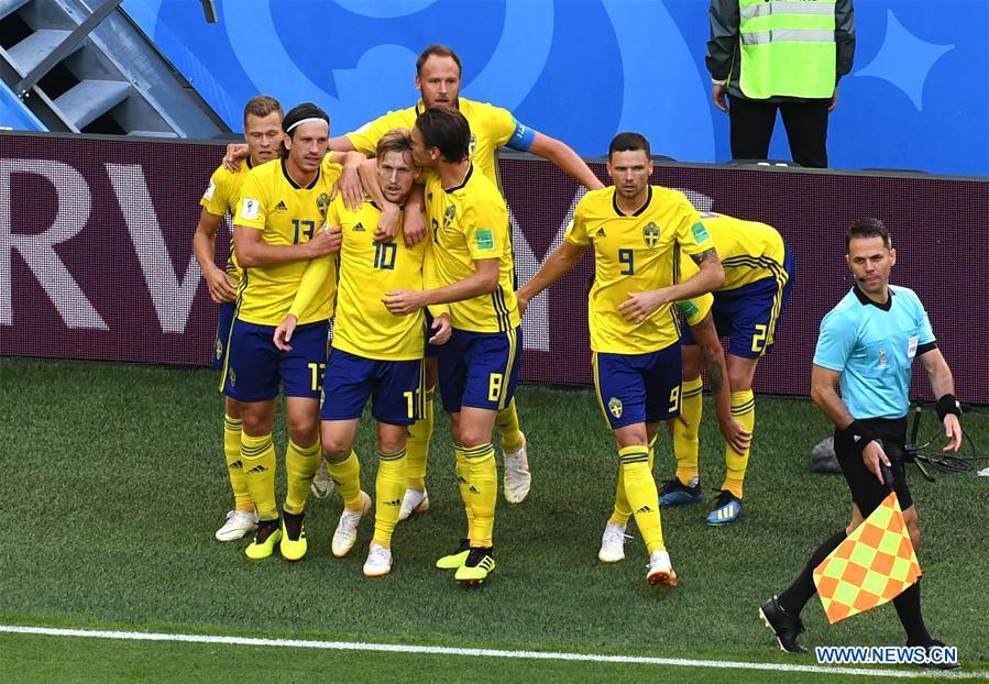 (SP)RUSSIA-SAINT PETERSBURG-2018 WORLD CUP-ROUND OF 16-SWITZERLAND VS SWEDEN