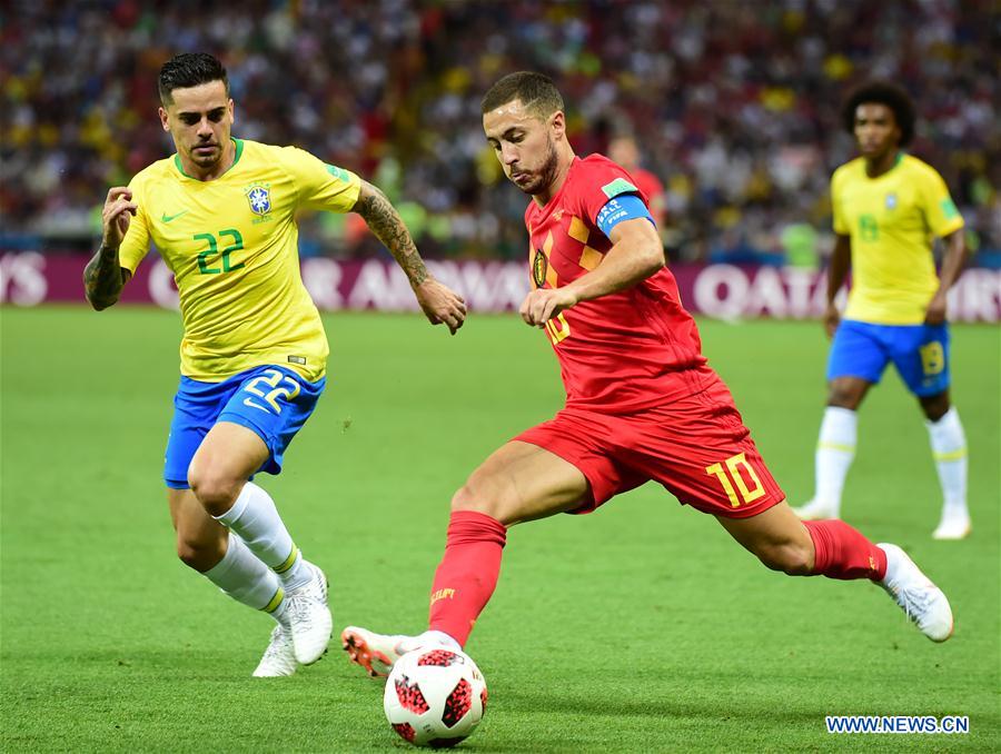 (SP)RUSSIA-KAZAN-2018 WORLD CUP-QUARTERFINAL-BRAZIL VS BELGIUM