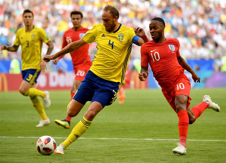 (SP)RUSSIA-SAMARA-2018 WORLD CUP-QUARTERFINAL-SWEDEN VS ENGLAND