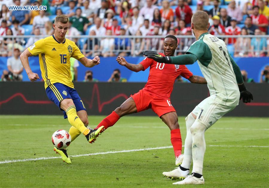 (SP)RUSSIA-SAMARA-2018 WORLD CUP-QUARTERFINAL-SWEDEN VS ENGLAND