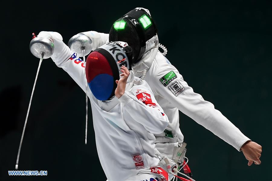 (SP)CHINA-JIANGSU-WUXI-FENCING-WORLD CHAMPIONSHIPS (CN)