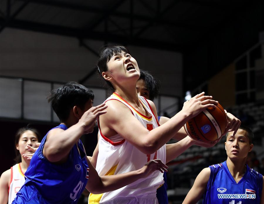 (SP)INDONESIA-JAKARTA-ASIAN GAMES-BASKETBALL-CHINA VS THAILAND