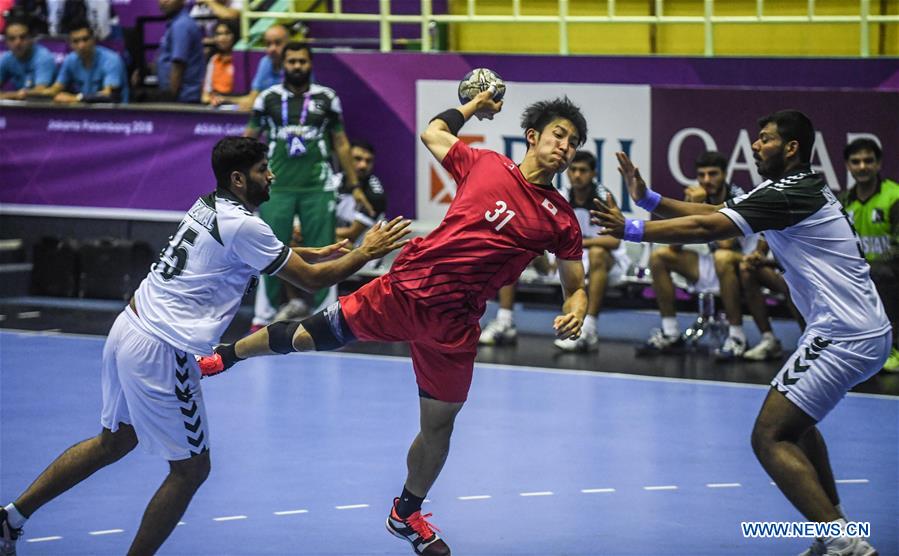 (SP)INDONESIA-JAKARTA-ASIAN GAMES-HANDBALL-JAPAN VS PAKISTAN