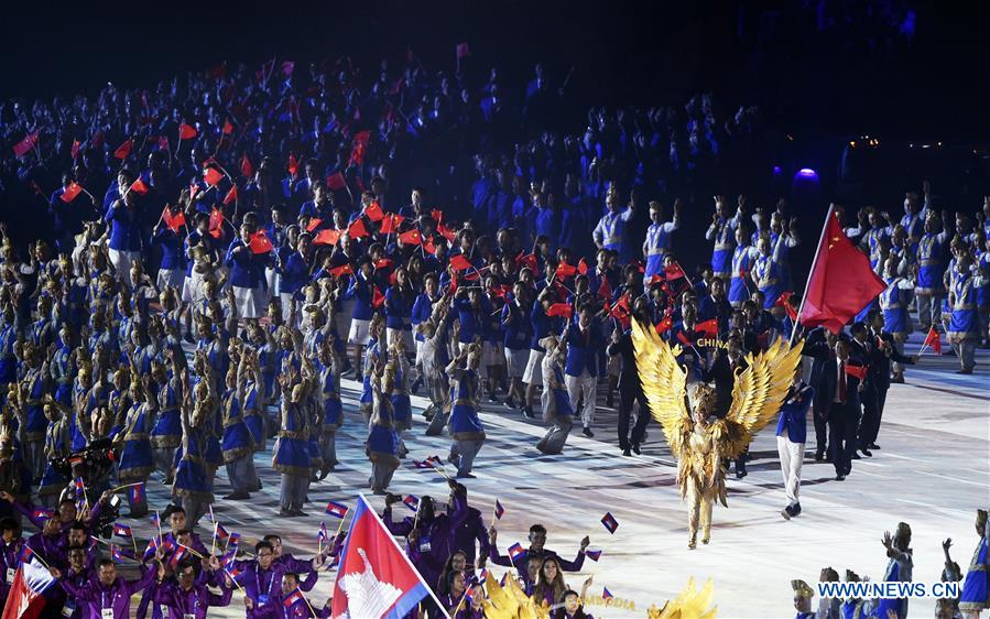 (SP)INDONESIA-JAKARTA-ASIAN GAMES-OPENING CEREMONY