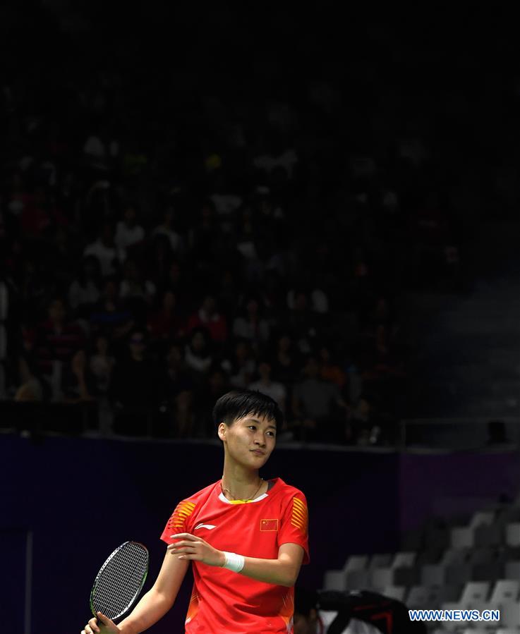 (SP)INDONESIA-JAKARTA-ASIAN GAMES-BADMINTON-WOMEN'S TEAM FINAL