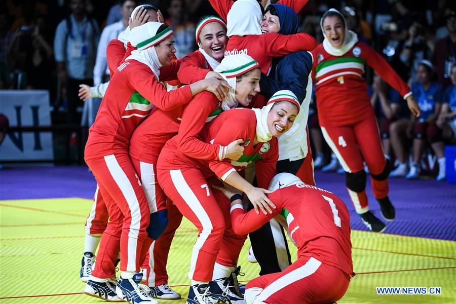 (SP)INDONESIA-JAKARTA-ASIAN GAMES-KABADDI-WOMEN'S TEAM