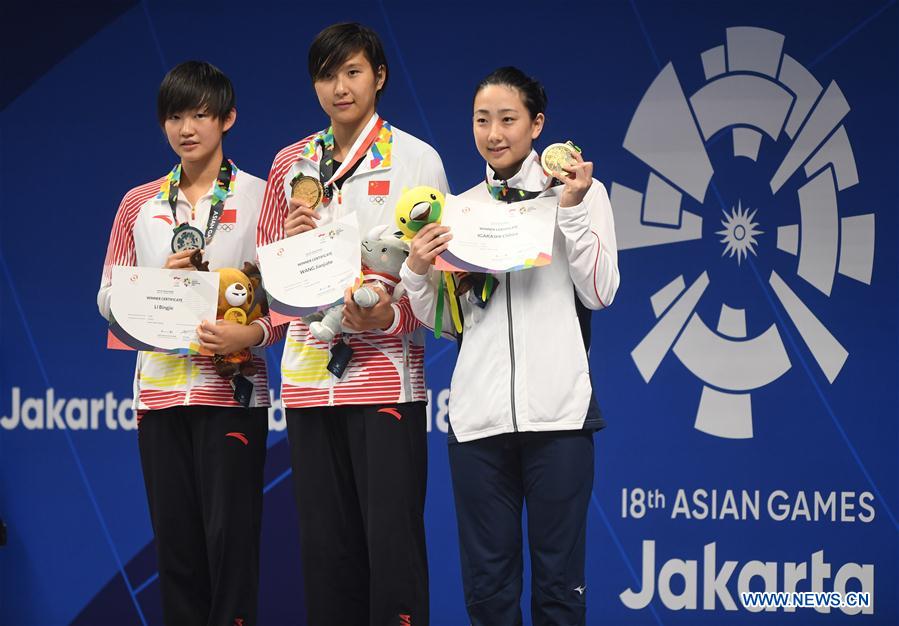 (SP)INDONESIA-JAKARTA-ASIAN GAMES-SWIMMING