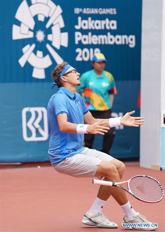 (SP)INDONESIA-PALEMBANG-ASIAN GAMES-TENNIS-MEN’S SINGLE-FINAL