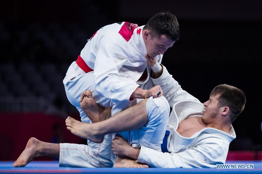 (SP)INDONESIA-JAKARTA-ASIAN GAMES-JU-JITSU-77KG