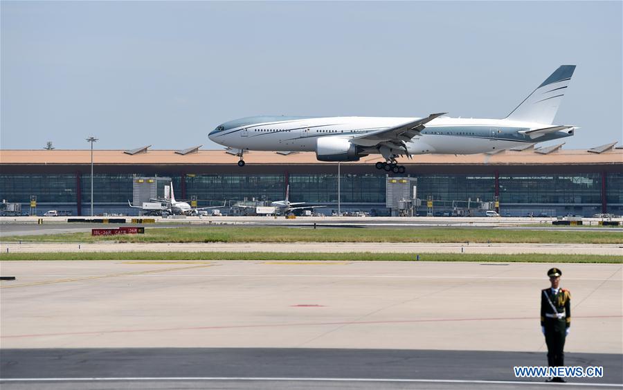 CHINA-BEIJING-CAMEROON-PRESIDENT-ARRIVAL (CN)