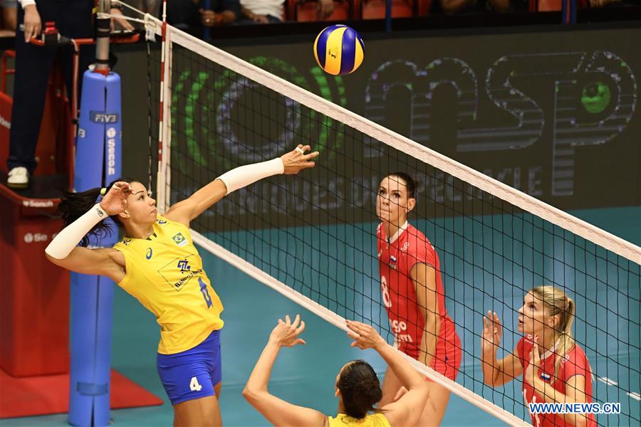 (SP)SWITZERLAND-MONTREUX-VOLLEYBALL-BRAZIL VS RUSSIA