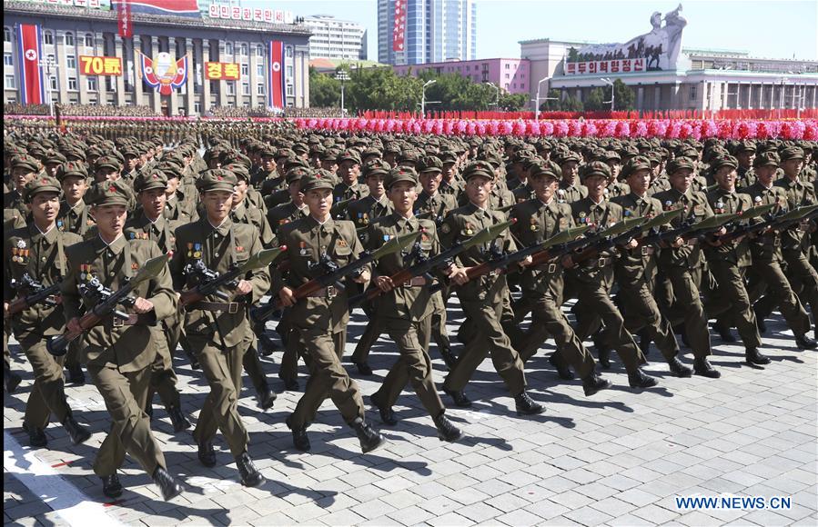 DPRK-PYONGYANG-70TH ANNIVERSARY-PARADE