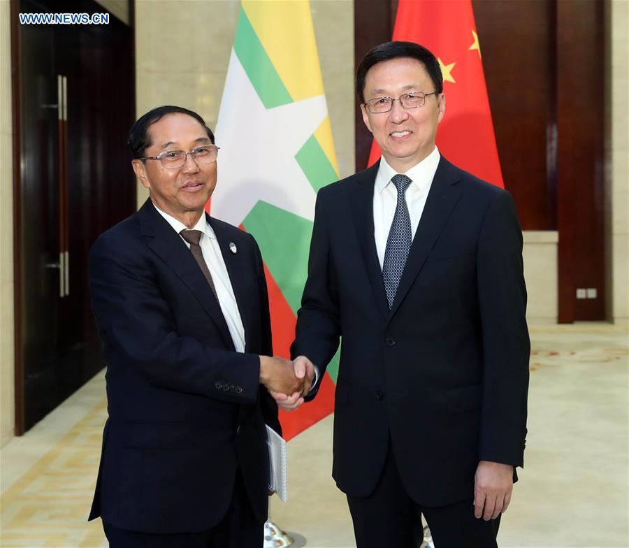 CHINA-GUANGXI-NANNING-HAN ZHENG-MYANMAR-MEETING (CN)