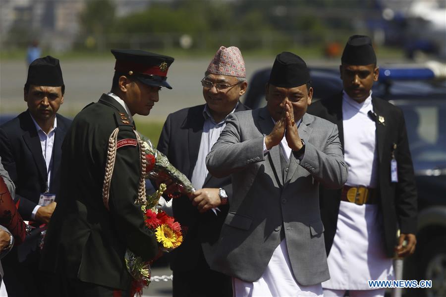 NEPAL-KATHMANDU-VICE PRESIDENT-CHINA-VISIT