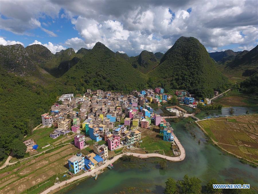 CHINA-YUNNAN-GUANGNAN-HEYE VILLAGE VIEW (CN)