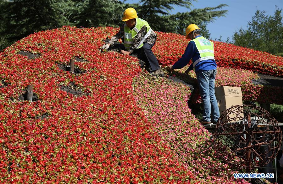 #CHINA-BEIJING-PARTERRE-PREPARE-NATIONAL DAY (CN)