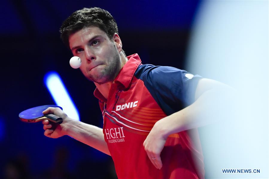 (SP)FRANCE-CHESSY-2018 ITTF MEN'S WORLD CUP-SEMIFINAL-TIMO BOLL VS DIMITRIJ OVTCHAROV